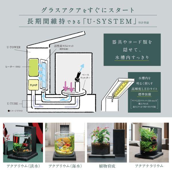 GEX（ジェックス） グラスアクア PERCO C-Charcoal Black