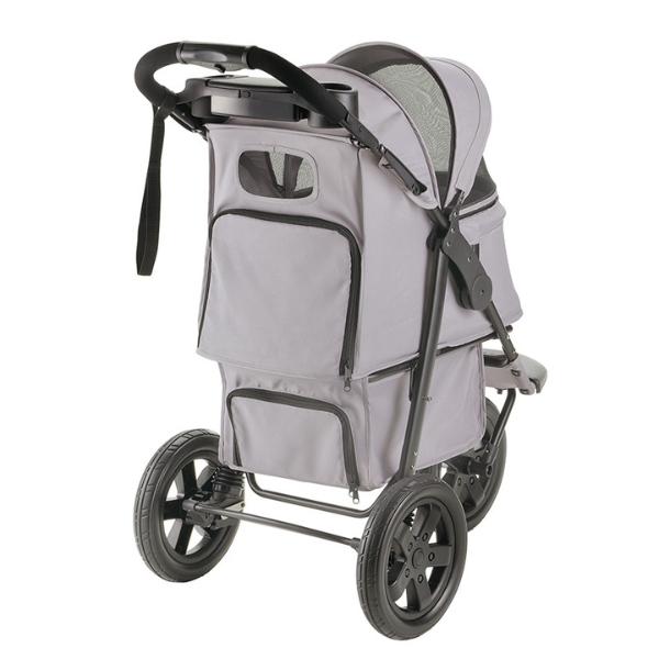 リッチェル（Richell） ペットカート プレンタ グレー 犬用
