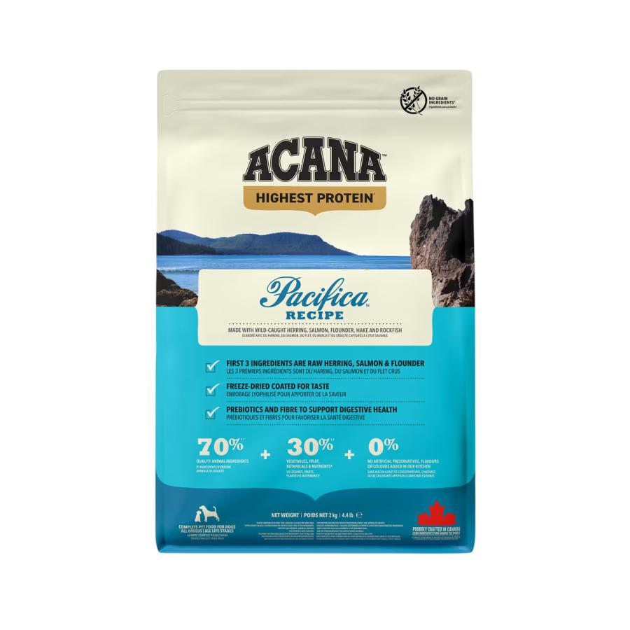 ACANA パシフィカドッグレシピ ドッグフード 2kg ×2袋 ACANA（アカナ） パシフィカ ドッグレシピ 2kg ドッグフード 正規品