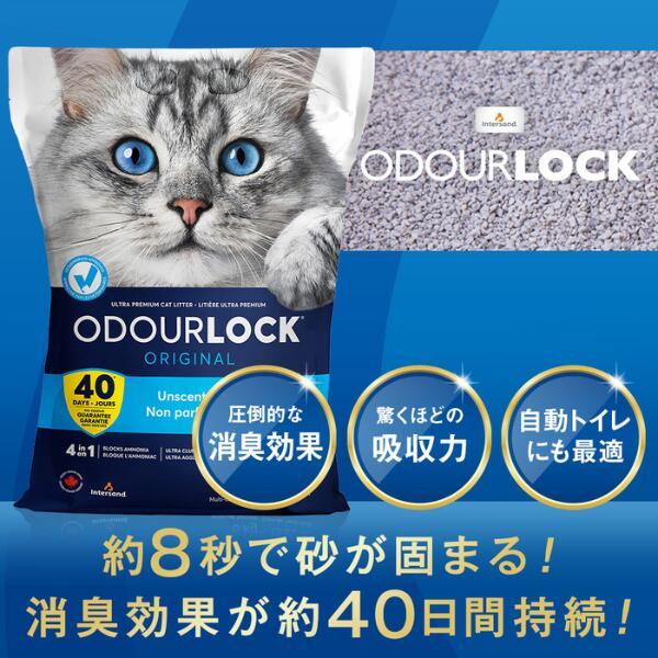 インターサンド 猫砂 オードロック 6kg ×3個 0777979211064の画像