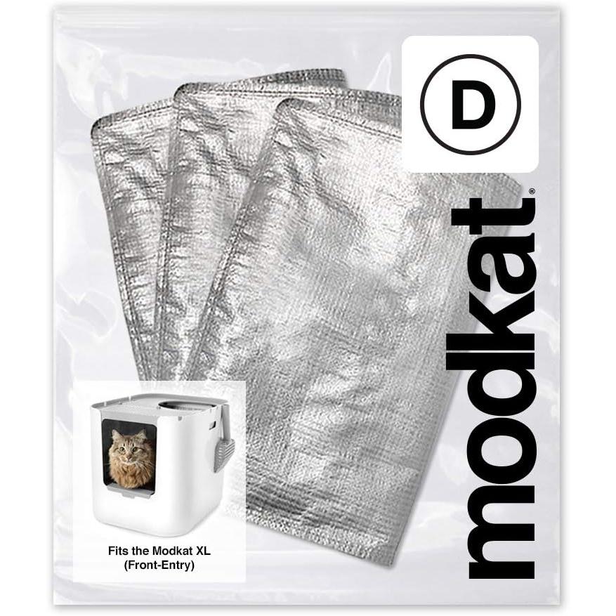 Modkatモデキャットリターボックス　グレー　専用リユーザブルライナー1個付き 猫用トイレ modkat モデキャット XL リターボックス 用 FR リュー