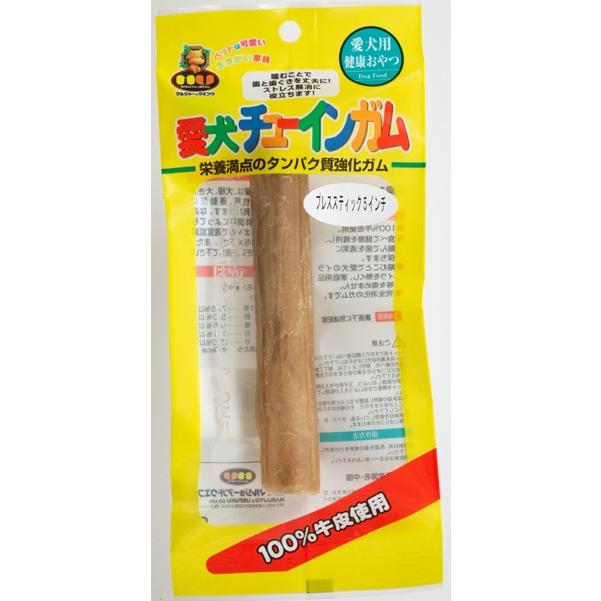 愛犬ガム プレススティック5インチ1本｜マルジョー＆ウエフク　ＧＮ−Ｐ５ | 