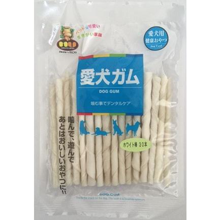 愛犬ガム ホワイト棒 30本 | マルジョー＆ウエフク GO-09 | 