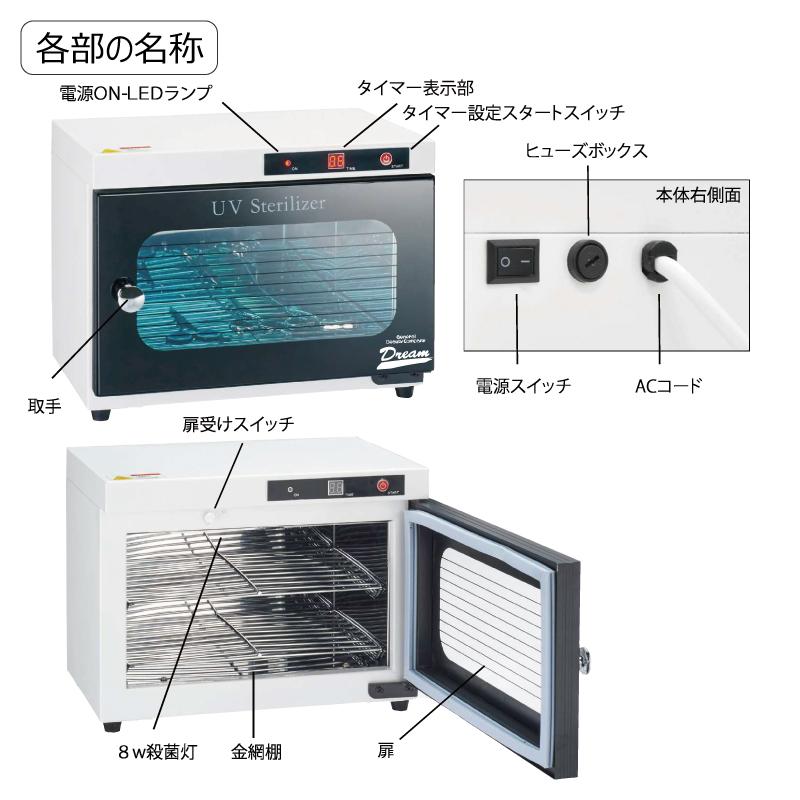高園産業/ステリライザー/紫外線殺菌保管庫/消毒器/滅菌器/SOLNO