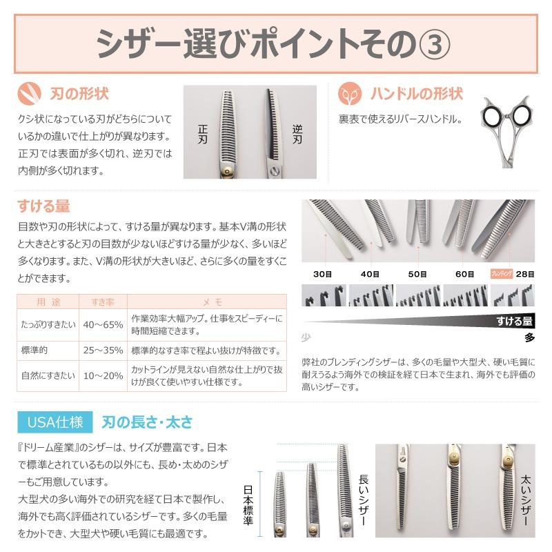 在庫限り 特価 トリミングシザー ストレート ドリーム産業 DS-7B 荒刈り 万能 パワー 無料研券付 ペット用 ハサミ 即日発送 送料無料 プロ仕様 | ドリーム | 05