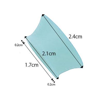 シザーリング オレンジ・ミントブルー 大 2ヶ入 シリコン 滑りにくい 柔らかい 鋏用 大きさ調整 メール便OK 即日発送 | ドリーム | 02