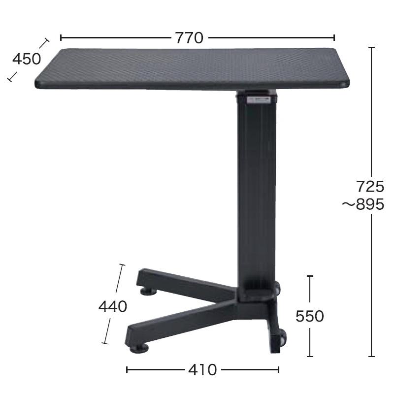 トリミングテーブル トリミング台 ガス圧式テーブル GT-800 Evo ドリーム産業 ペット用 業務用 昇降式 貨物便 送料無料 プロ仕様 | ドリーム | 02