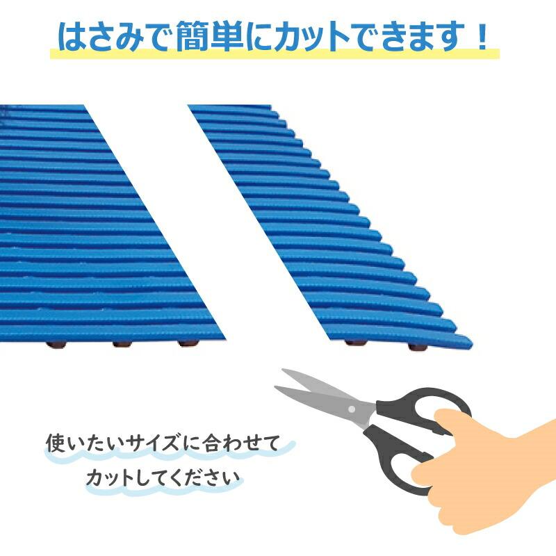 HUMAX グリップスノコ ふんばるん 1000×500mm ドッグバスに最適 カットできる やわらかい PVC素材 防炎 抗菌 排水 スリップ防止_7