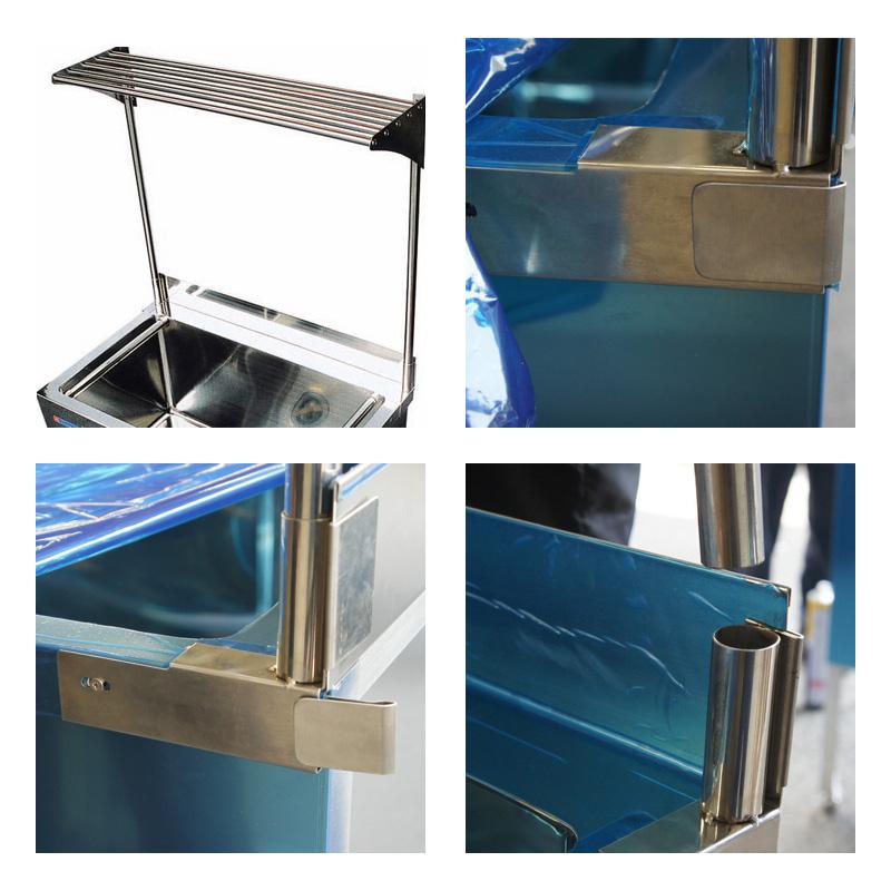 棚付きドッグバス ドリーム産業 BS-900 スノコ付 駆け上がり防止 ペット 犬用 業務用 バスタブ シンク お風呂 浴槽 ステンレス SUS304 特価 台数限定 プロ仕様 | ドリーム | 01