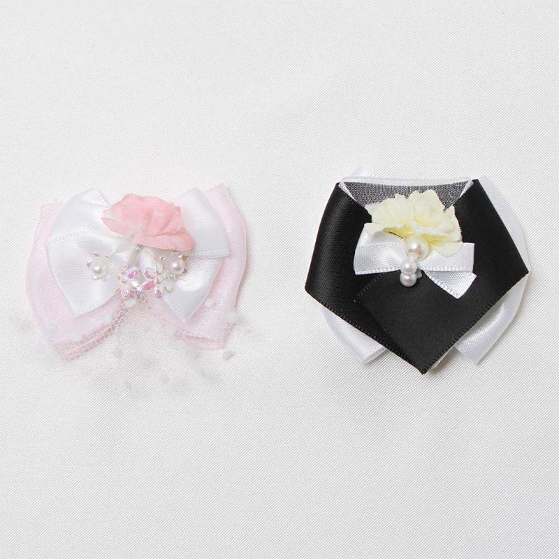 犬用 ハッピーウエディングリボン R 4 15ヶ入 ペット用 猫用 業務用 飾り タキシード レース メール便3点までok ペットのdmsコミュニケーション 通販 Yahoo ショッピング