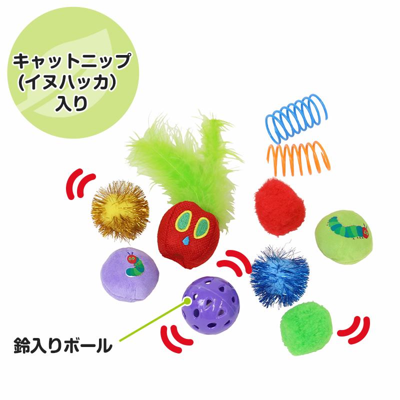 はらぺこあおむし Pet Select by Nihonikuji 猫用 おもちゃ はらぺこあおむし forPet