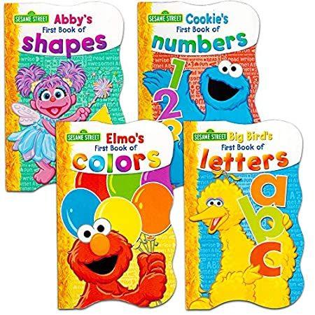 【限定価格セール！】 Street Sesame First Elmo's Shapes, Abby's Letters, Bird's BIG Series; Books マザーズバッグ