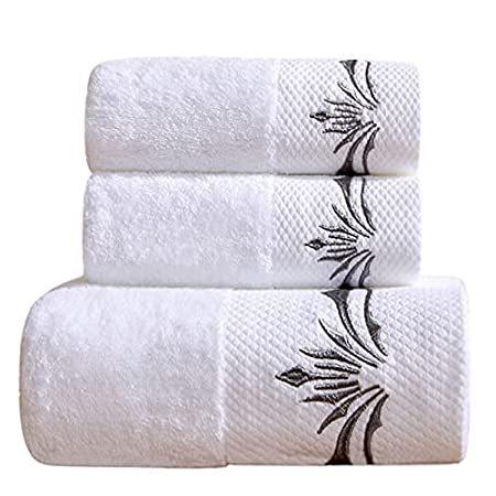 Luxury Hotel Cotton 900 GSM 3PC Bath Towels Sets 1 Bath Towel, 1 Hand Towel