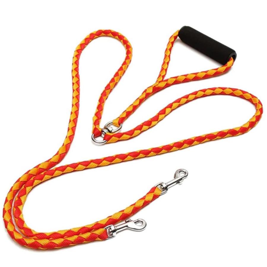 犬用リード 小型犬 中型犬 二頭引きリード ロングリード 犬用品 絡ま
