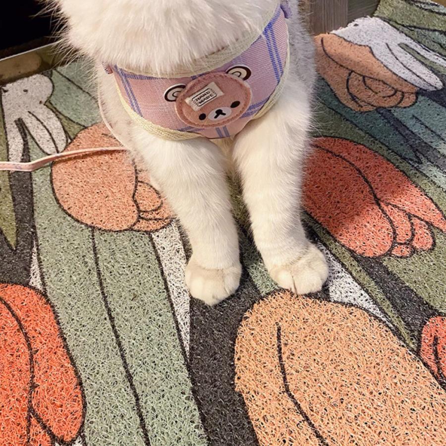 ペットハーネスリード 猫用 ハーネス 可愛い 犬用 小型犬 リード付