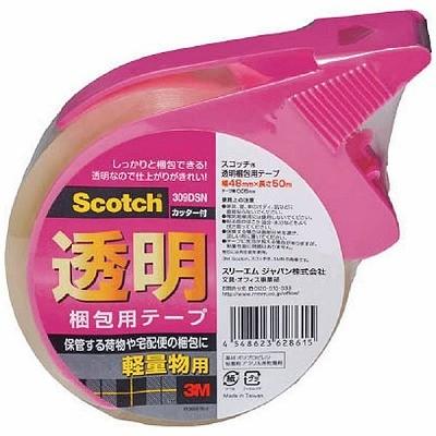 スコッチ 梱包テープカッター付 訳あり品送料無料 309ＤＳＮ 日本初の