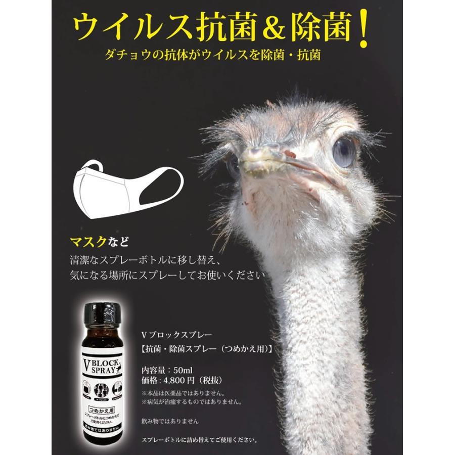 正規品 ダチョウ 抗菌 ウィルス除菌 ダチョウ抗体配合スプレー V Block Spray 30ml Vブロックスプレー ペッツ ラブ Paypayモール店 通販 Paypayモール