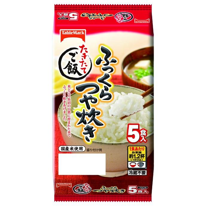 テーブルマーク たきたてご飯 ふっくらつや炊き5食 180ｇ 5食 ペッツ ラブ Paypayモール店 通販 Paypayモール