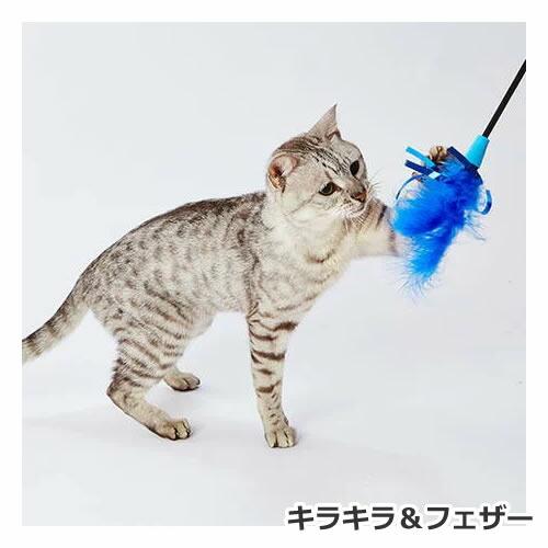 ペティオ 大好きブルーの猫じゃらし テール＆フェザー/キラキラ
