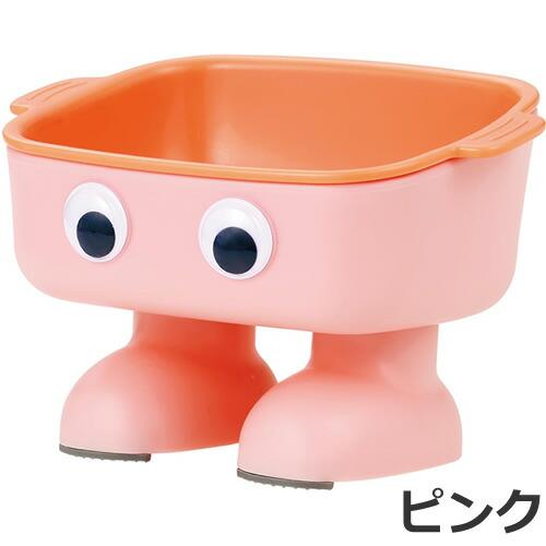 マルカン キョロっとボウル イエロー/グリーン/ピンク 犬猫用 食器 足