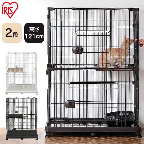 アイリスオーヤマ ペットケージ PEC-902V ライトナチュラル/アッシュ