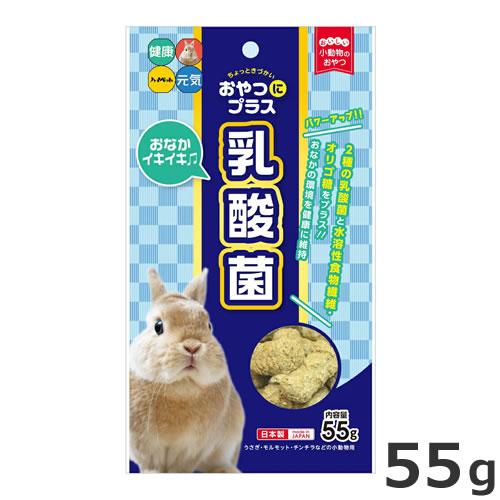 ハイペット おやつにプラス 乳酸菌 55g うさぎ 小動物おやつ 国産