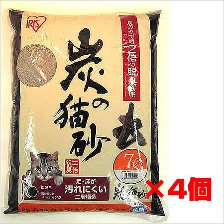 アイリスオーヤマ 炭の猫砂 7L×4個セット｜petsmum