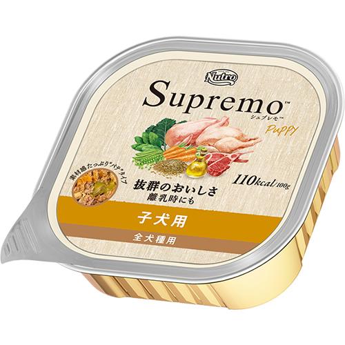 ①シュプ 子犬用 全犬種 19kg ニュートロ シュプレモ 子犬用 全犬種用 トレイ 100g ウェット 総合