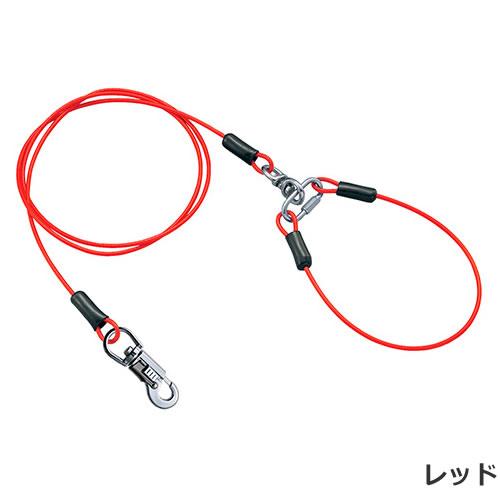 ペティオ タフギア ワイヤーチェーン プラス 3.5mm レッド/ブルー 犬用
