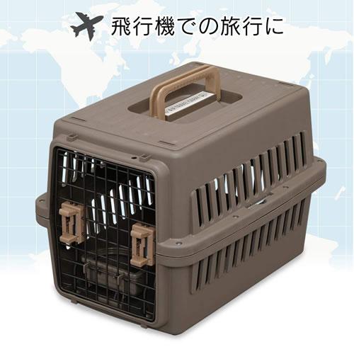 アイリスオーヤマ エアトラベルキャリー 小型犬用 ATC-530 ブラウン/ホワイト｜petsmum｜02