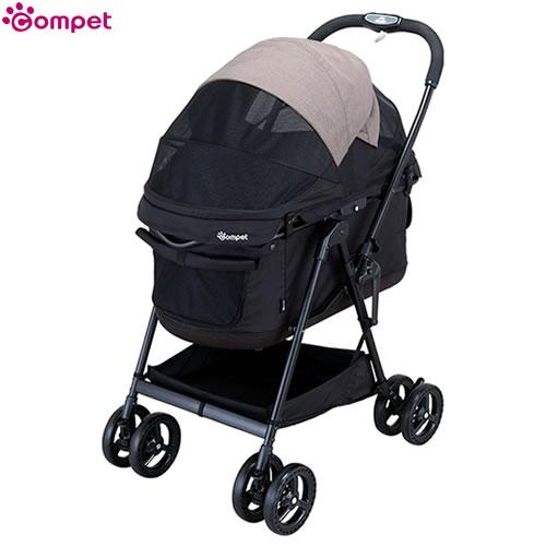 1 Combi コムペット ミリクランアルファ　ペットカート 30kg 多頭 コンビ コムペット ミリクラン アルファ ロング カラパナブラック