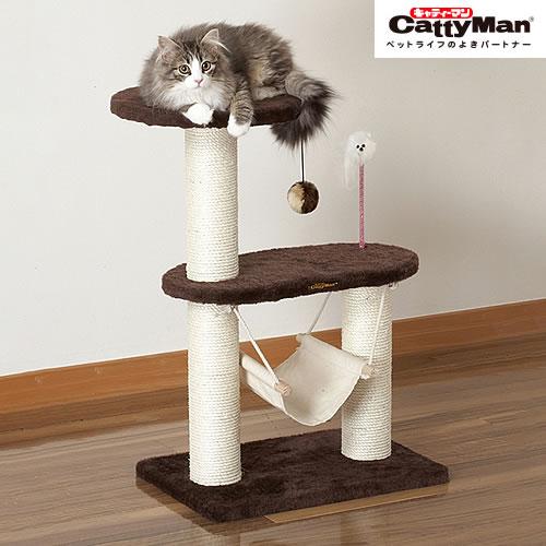 キャティーマン キャティースクラッチリビング コンパクトハンモック