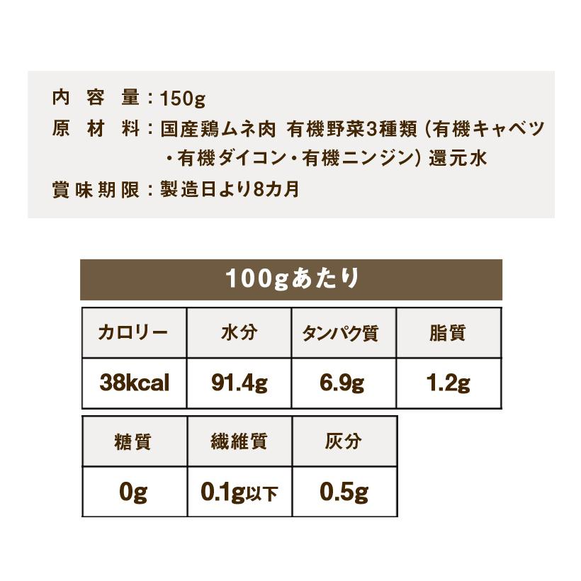 ドッグフード レトルト ウエットフード トッピング 鶏ムネ肉と有機野菜のシチュー 150g シニア 老犬 向け :32964:PET-SPA Yahoo!店 - 通販 - Yahoo!ショッピング ドッグフード レトルト ウエットフード トッピング 鶏ムネ肉と有機野菜のシチュー 150g シニア 老犬 向け :32964:PET-SPA Yahoo!店 - 通販 - Yahoo!ショッピング