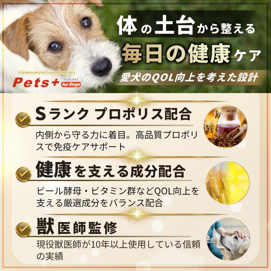 Pets+（ペッツプラス） 犬 免疫力 サプリ 健康維持 シニア犬 毎日の