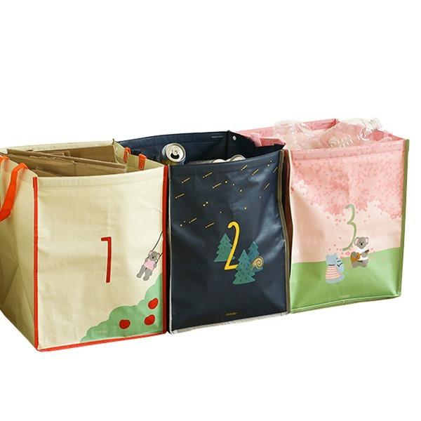 ゴミ分別用エコバッグ3種セットl 02マイバディ バッグ Ds Dailylike デイリーライク 使い方多様 ペットキャリーバッグ