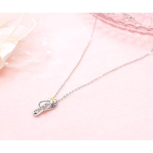 新品未使用 シルバー ハイビスカス 花 ネックレス 幸せな未来 -ハイビスカスネックレス- ネックレス・ペンダント
