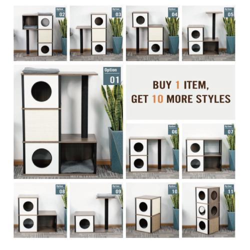 簡単組み立てDIYセット キャットハウス 猫用品 : 猫道Nekodo - 通販