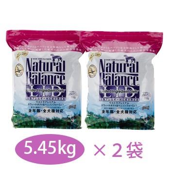 ナチュラルバランス　スイートポテト＆ベニソンフォーミュラ　12ポンド（5.45ｋｇ）×2袋