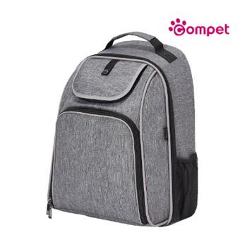 compet コムペット バックパック パエナ（ライトグレー） : ペット用品