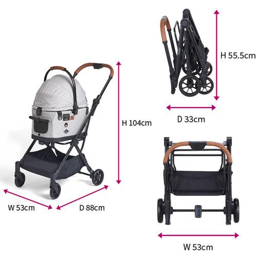 FikaGo FLYTTA （フィカゴー フリッタ）グレーハスキー : ペット用品の