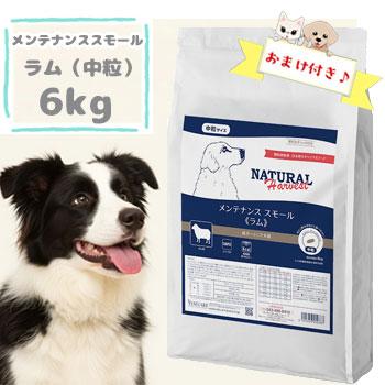 ナチュラルハーベスト　メンテナンス スモール ラム 6kg 中粒 ナチュラルハーベスト（NATURAL harvest） メンテナンススモールラム