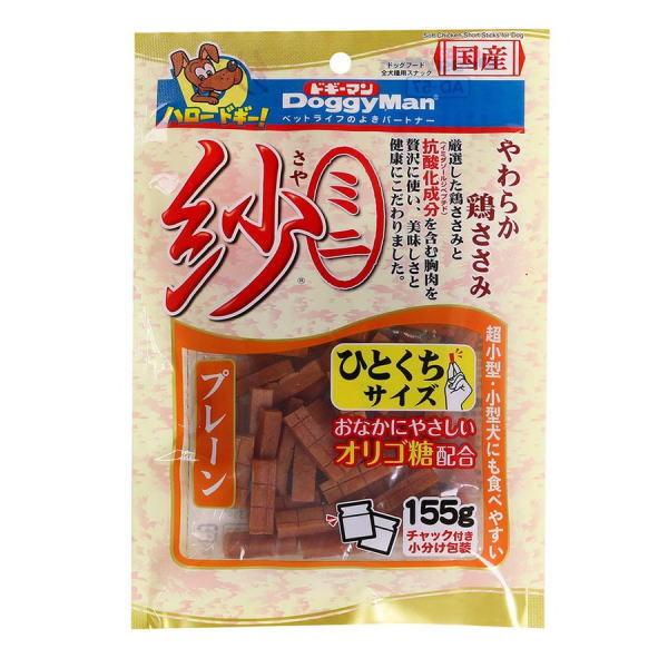 ドギーマン - ミニ紗 飾り気の無い 155g ×36個（容れもの売りわたす） おやつ、ガム-ドッグフード