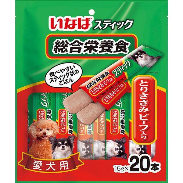うさぎ　いなばスティック総合栄養食とりささみビーフ入15g×20本×20個 いなばペットフード いなば スティック総合栄養食20本とりささみ