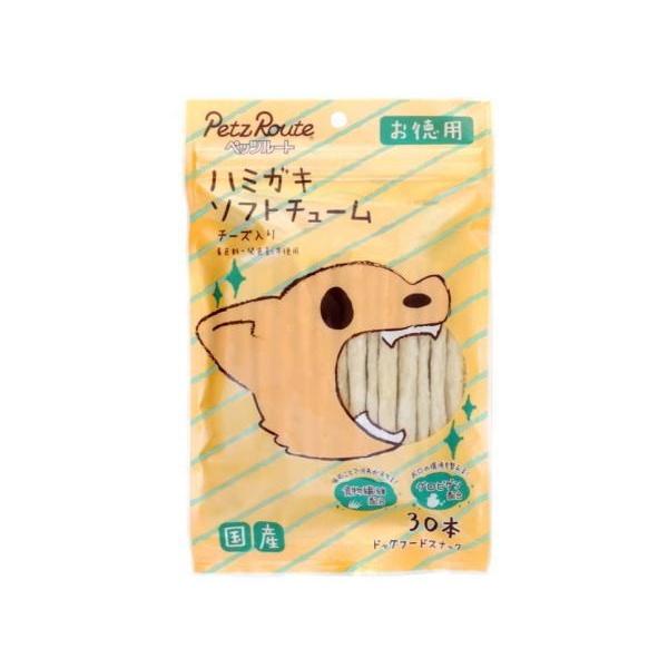 ペッツルート - 犬のお兄ちゃん ハミガキソフトチューム 乾酪入り口・入口 お徳用 30本×24個(容れもの売りわたす) ペット用品、生き物-おやつ、ガム-ドッグフード
