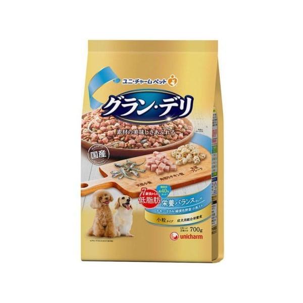 ドッグフード　ユニチャーム ペット　グラン・デリ　カリカリ仕立　7歳頃からの　低脂肪　栄養バランスセレクト　700ｇ×9個(ケース販売)