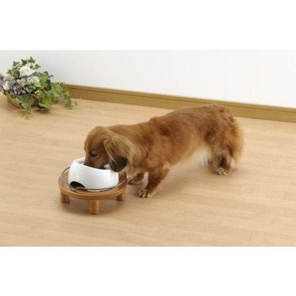 リッチェル（Richell） 犬猫用食器台 ペット用 木製テーブル シングル