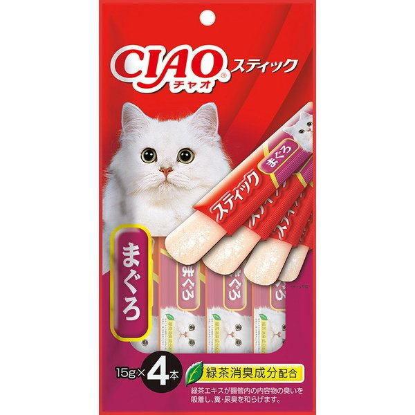 チャオ スティック まぐろ 15g×4本×48個(ケース販売)