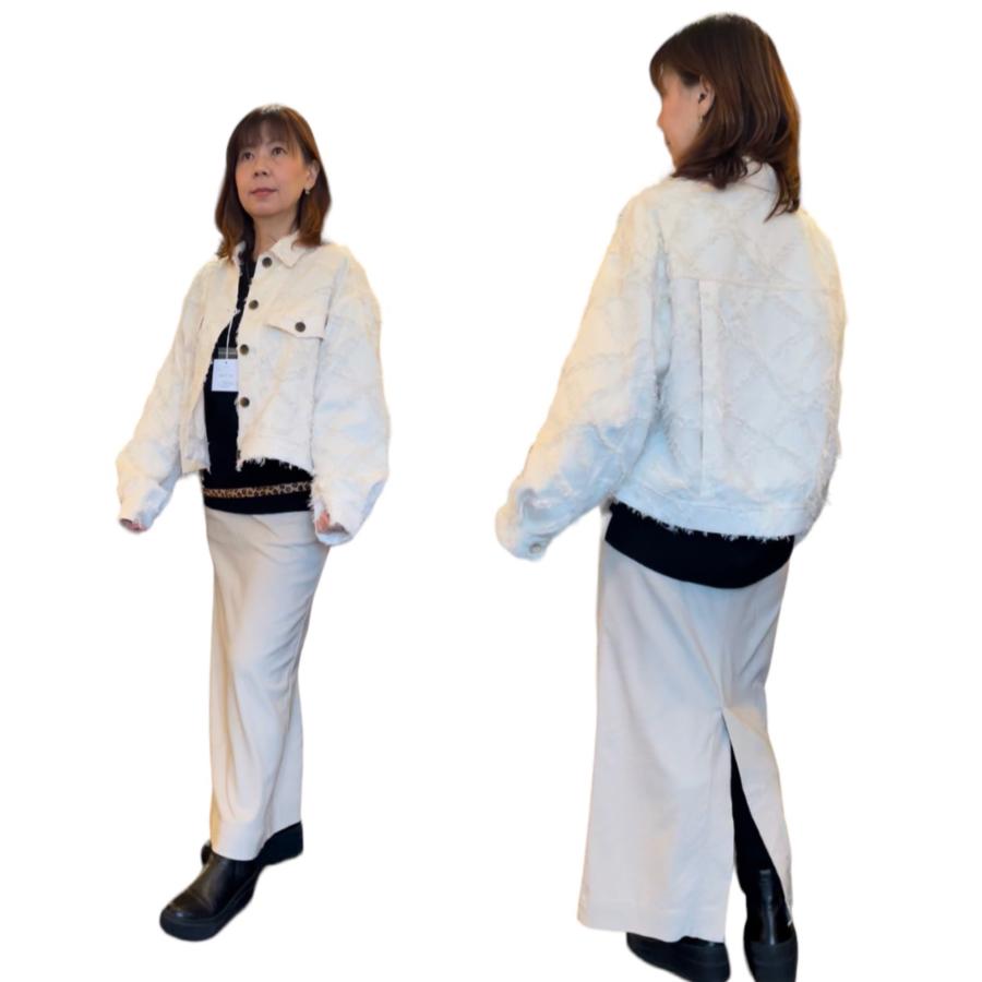 CHIGNON CHIGNON（シニヨン)カットジャガードシャツジャケット