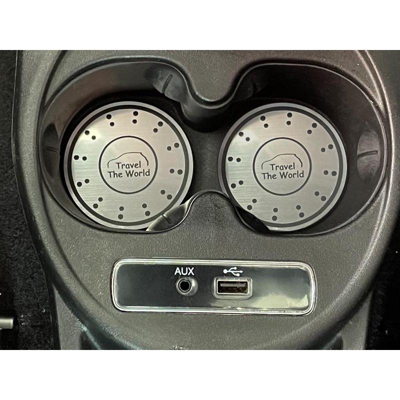 ABARTH F595 F695 フロントドリンクコースター 2pcs アバルト