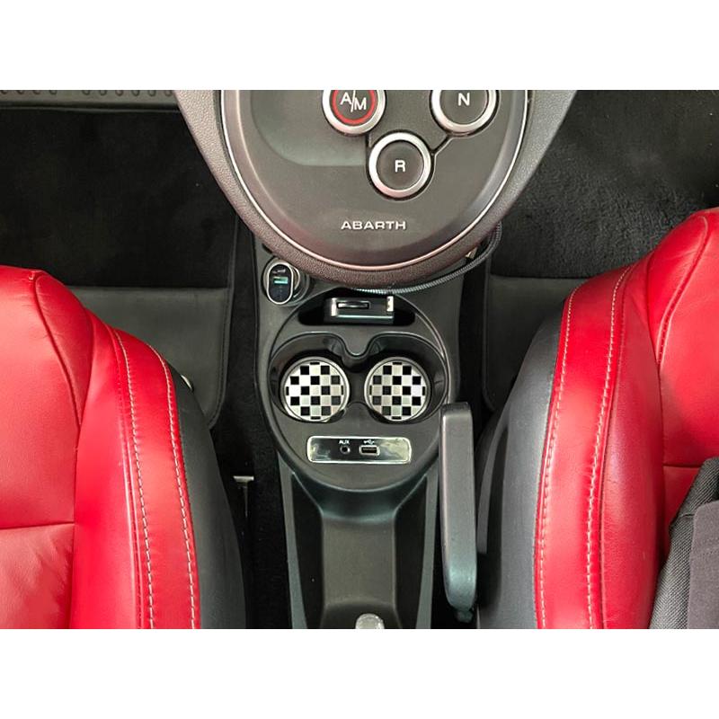 ABARTH F595 F695 フロントドリンクコースター 2pcs アバルト